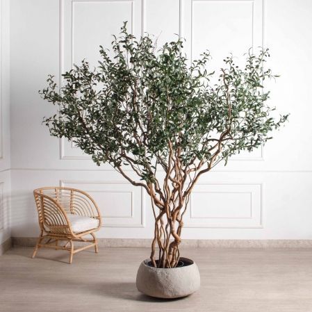 220/ВИТ/АСС/465-1(з)(F) Оливковое дерево искусственное с плодами h220 d240см