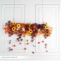 Л171(Пр)(F) Лиана искусственная с подсолнухами L100см