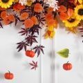 Л171(Пр)(F) Лиана искусственная с подсолнухами L100см