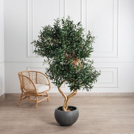 180/ДА/465(з)(Пр)(F) Оливковое дерево искусственное с плодами h180см d100см 180/ДА/465(з)(Пр)(F) Оливковое дерево искусственное с плодами h180см d100см