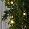 ДЛ182/СВ04(Пр)(Fix)(F)Декор вход.группы хвойный h290см н/прутьях, прист.с ретро-гирляндой