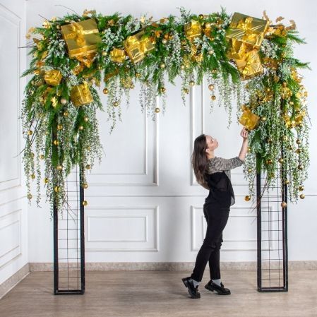 ДЛ189(Пр)(Fix)(F)Декор вход.группы h210см н/прутьях, прист.золото ДЛ189(Пр)(Fix)(F)Декор вход.группы h210см н/прутьях, прист.золото