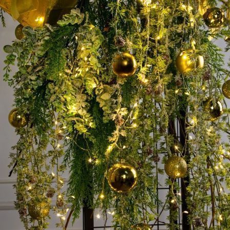 ДЛ189/СВ03т(Пр)(Fix)(F)Декор вход.группы h210см н/прутьях,прист.с гирляндой "Роса".золото ДЛ189/СВ03т(Пр)(Fix)(F)Декор вход.группы h210см н/прутьях,прист.с гирляндой "Роса".золото