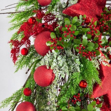 ДЛ190(Пр)(Fix)(F)Декор вход.группы h210см н/прутьях, прист.со звездами и шарами ДЛ190(Пр)(Fix)(F)Декор вход.группы h210см н/прутьях, прист.со звездами и шарами