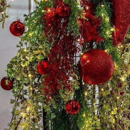 ДЛ190/СВ03т(Пр)(Fix)(F)Декор вход.груп.h210см н/прутьях,прист.с гирлянд.Роса,со звездами и шарами ДЛ190/СВ03т(Пр)(Fix)(F)Декор вход.груп.h210см н/прутьях,прист.с гирлянд.Роса,со звездами и шарами