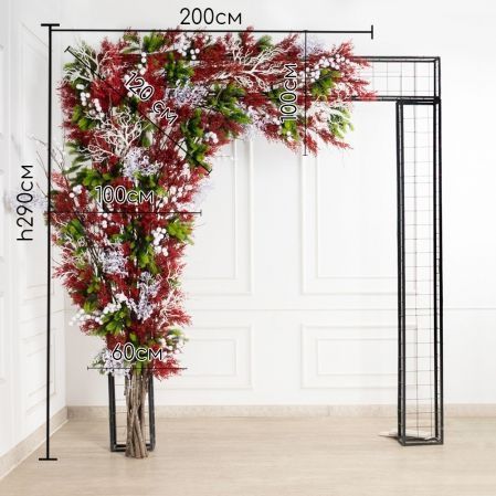 ДЛ180(Пр)(Fix)(F)Декор вход.группы h300см н/прутьях, прист.красно-белый ДЛ180(Пр)(Fix)(F)Декор вход.группы h300см н/прутьях, прист.красно-белый