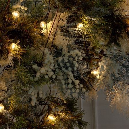 ДЛ187/СВ04(Пр)(Fix)(F)Декор вход.группы h290см н/прутьях, прист.с ретро-гирляндой,бело-синий ДЛ187/СВ04(Пр)(Fix)(F)Декор вход.группы h290см н/прутьях, прист.с ретро-гирляндой,бело-синий