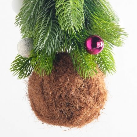 ККД10/289(Пр)(F) Кокедама искусственная Ёлочка малая d10см