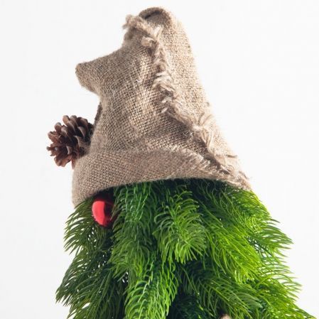 ККД15/289(Пр)(F) Кокедама искусственная Ёлочка "Гномик" d15см