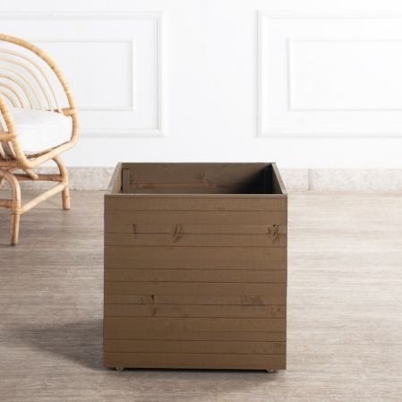 811/04-5/2(з)(F) Ящик деревянный 45х45х45см (коричневый) (СЗК)