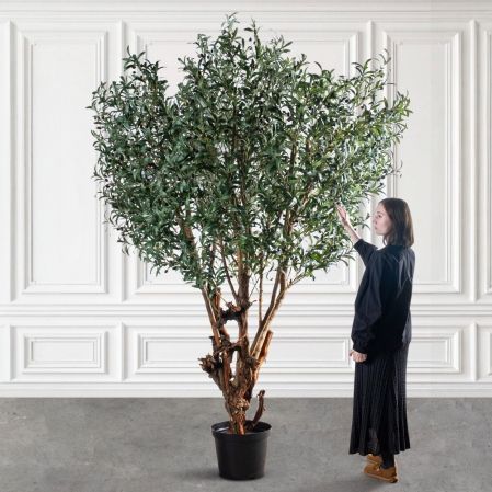 240/ОС/РН/АСС/465(з)(F) Оливковое дерево искусственное с плодами h240 d160см