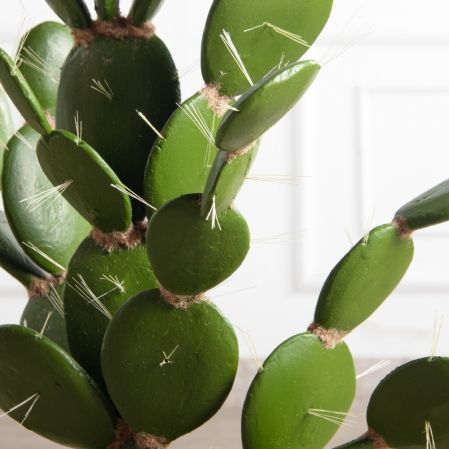 КА02-3(з)(F) Кактус искусственный Опунция h70 д50см КА02-3(з)(F) Кактус искусственный Опунция h70 д50см