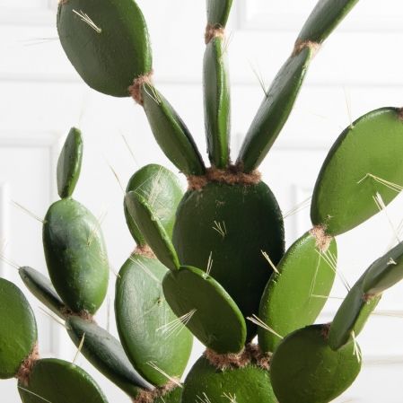 КА02-3(з)(F) Кактус искусственный Опунция h70 д50см КА02-3(з)(F) Кактус искусственный Опунция h70 д50см