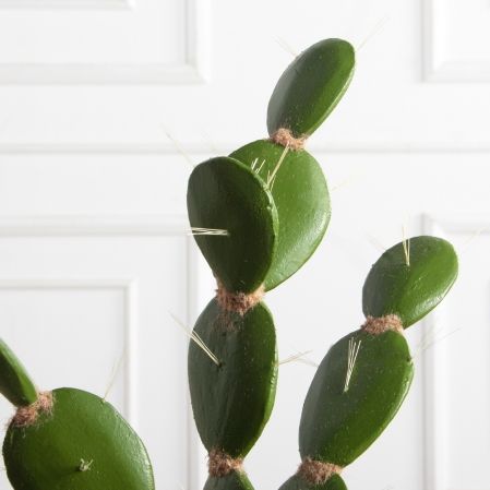 КА02-3(з)(F) Кактус искусственный Опунция h70 д50см КА02-3(з)(F) Кактус искусственный Опунция h70 д50см