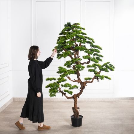 БС210/ОС/30(з)(F) Бонсай искусственный Сосна h210см d180см БС210/ОС/30(з)(F) Бонсай искусственный Сосна h210см d180см