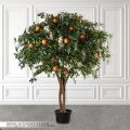 200/РН/84-5(з)(F) Дерево искусственное экзотическое  с апельсинами и цветами h200 d200см, латекс