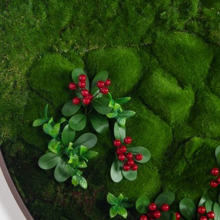 ФП20-4(з)(F) Фитопанно искусственное d100см в светлой раме ФП20-4(з)(F) Фитопанно искусственное d100см в светлой раме