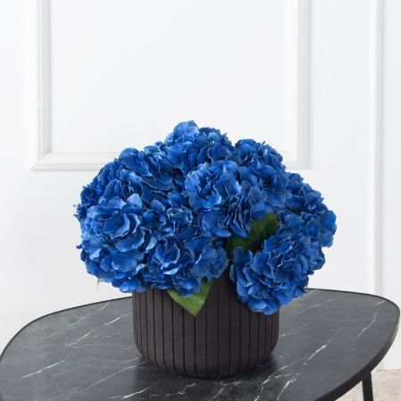 ВМ107-2(з)(F) Композиция искусственная с гортензией h29 см d50 см на вставке h 3 d 20 ВМ107-2(з)(F) Композиция искусственная с гортензией h29 см d50 см на вставке h 3 d 20