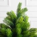 080/289-1(Пр)(Fix)(F) Ель искусственная h80см с белым декором на основании