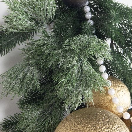 Л182(Пр)(F)(Чп) Лиана искусственная НГ с белым декором L100см