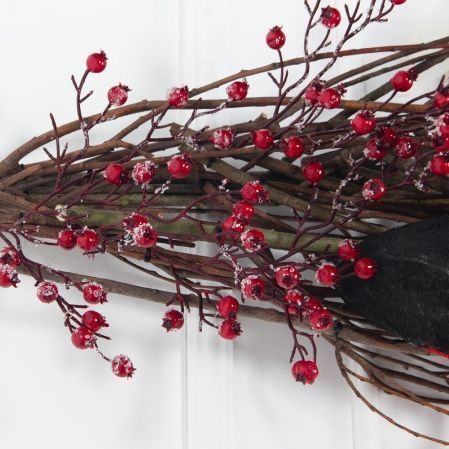 Л185(Пр)(Fix)(F)(Чп) Лиана искусственная со снегирями L150см