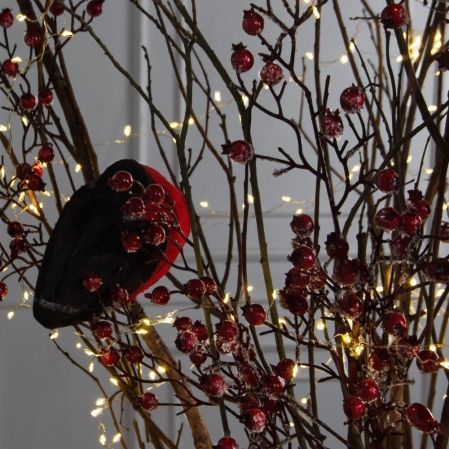 200/РН/СВ03т/647(Пр)(F) Дерево искусственное со снегирями и гирляндой Роса h200см 200/РН/СВ03т/647(Пр)(F) Дерево искусственное со снегирями и гирляндой Роса h200см