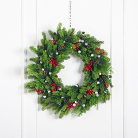 ВН10-1/2(з)(F)(Чп) Венок искусственный НГ d55см ВН10-1/2(з)(F)(Чп) Венок искусственный НГ d55см