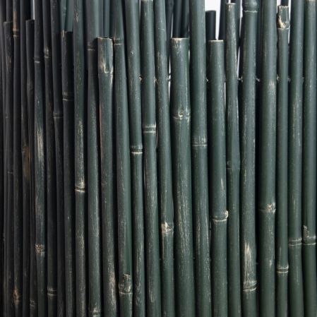 Кашпо-рама из бамбука d65 h65см, зеленое(F)