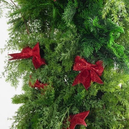 ДЛ182-1(з)(F) Декор входной группы хвойный h252см d305см на прутьях, пристенный