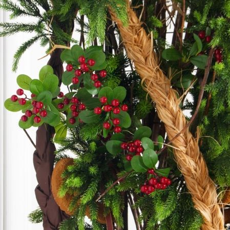 ДЛ193-1(Пр)(Fix)(F) Декор вход.группы h330 н/прутьях,прист.с гир.Роса в русском стиле,беж-корич.