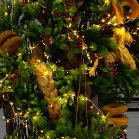 ДЛ193/СВ03т-1(Пр)(Fix)(F) Декор вход.груп. h330 н/прутьях,прист.с гир.Роса в русс.стиле,беж-корич.