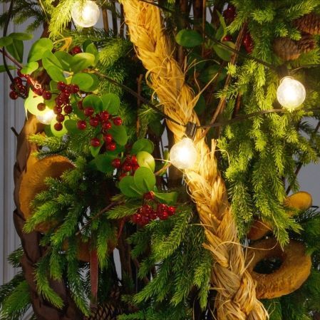 ДЛ193/СВ04-1(Пр)(Fix)(F)Декор вход.груп.h280см н/прутьях,прист.с гир.ретро в русском стиле,беж-кор