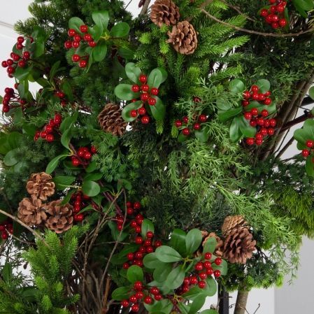 ДЛ175-2(з)(F) Декор входной группы h 260 х L 210  см на прутьях,пристенный, разборный