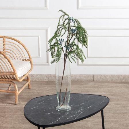 736А/9271-0154(F)(Чп) Ветка еловая с ягодами h108см(61+47см) 4ветки