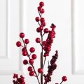 736А/9271-0171(Чп)(F) Ветка с красными ягодами h67см(35+32см) 8 частей