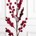 736А/9271-0171(Чп)(F) Ветка с красными ягодами h67см(35+32см) 8 частей