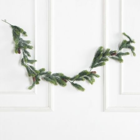 736А/9271-0162(Чп)(F) Гирлянда еловая НГ с шишками и блёстками h150см 736А/9271-0162(Чп)(F) Гирлянда еловая НГ с шишками и блёстками h150см