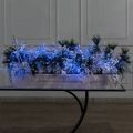 К566/СВ03с(Пр)(F) Композиция искусственная НГ с гирляндой Роса на основании, бело-голубая К566/СВ03с(Пр)(F) Композиция искусственная НГ с гирляндой Роса на основании, бело-голубая