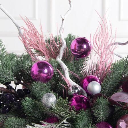 К565(Пр)(F) Композиция искусственная НГ интерьерная, в кашпо