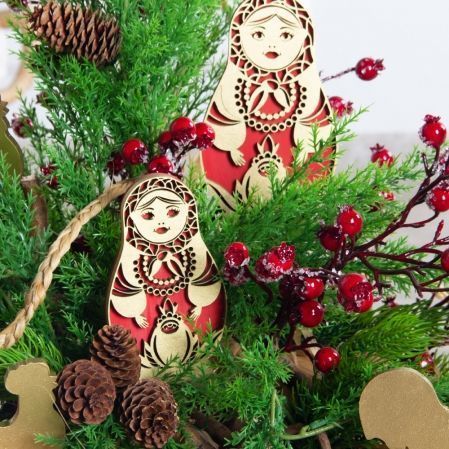 К567(Пр)(F) Композиция искусственная НГ интерьерная в русском стиле, на основании К567(Пр)(F) Композиция искусственная НГ интерьерная в русском стиле, на основании