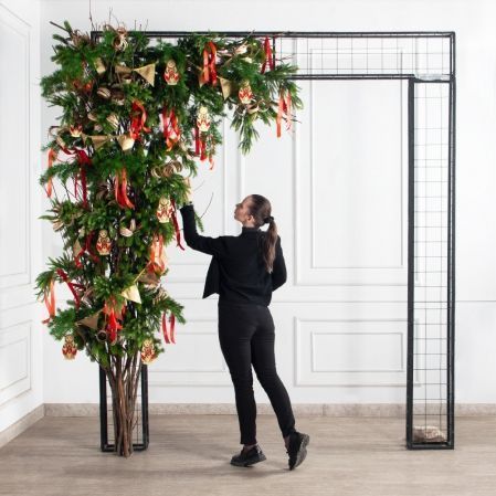 ДЛ197(Пр)(Fix)(F)Декор вход.группы h280см н/прутьях, прист.,с матрешками в русском стиле ДЛ197(Пр)(Fix)(F)Декор вход.группы h280см н/прутьях, прист.,с матрешками в русском стиле