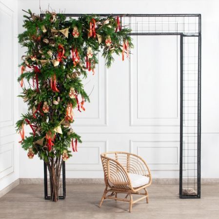 ДЛ197(Пр)(Fix)(F)Декор вход.группы h280см н/прутьях, прист.,с матрешками в русском стиле ДЛ197(Пр)(Fix)(F)Декор вход.группы h280см н/прутьях, прист.,с матрешками в русском стиле