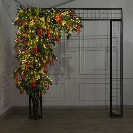 ДЛ197/СВ03т(Пр)(Fix)(F)Декор вх.группы h280см н/прут, прист.,с матрешками в русс. стиле и гир.Роса ДЛ197/СВ03т(Пр)(Fix)(F)Декор вх.группы h280см н/прут, прист.,с матрешками в русс. стиле и гир.Роса