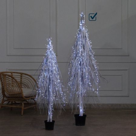 170/РН/СВ03х(Пр)(F) Ель в скандиновском стиле с гирляндой Роса h170см, белая 170/РН/СВ03х(Пр)(F) Ель в скандиновском стиле с гирляндой Роса h170см, белая