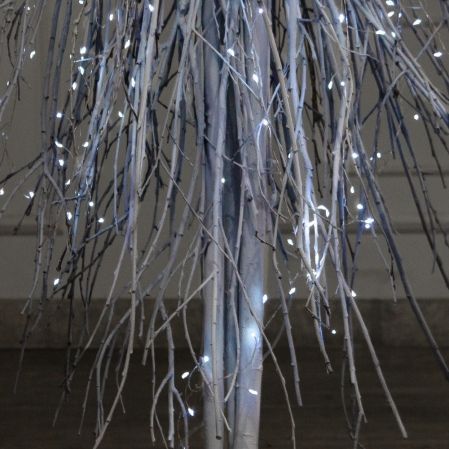 130/РН/СВ03х(Пр)(F) Ель в скандиновском стиле с гирляндой Роса h130см, белая 130/РН/СВ03х(Пр)(F) Ель в скандиновском стиле с гирляндой Роса h130см, белая