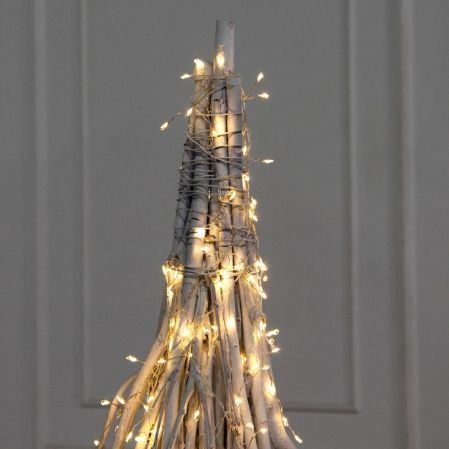 170/РН/СВ03т(Пр)(F) Ель в скандиновском стиле с гирляндой Роса h170см, белая 170/РН/СВ03т(Пр)(F) Ель в скандиновском стиле с гирляндой Роса h170см, белая