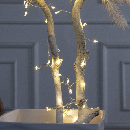 075/ВИТ/СВ03т/653(Пр)(F) Ель искусственная h75см в интерьерном кашпо и гирляндой Роса,белая 075/ВИТ/СВ03т/653(Пр)(F) Ель искусственная h75см в интерьерном кашпо и гирляндой Роса,белая