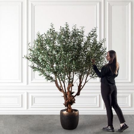 210/ОС/РН/АСС/465(з)(F) Оливковое дерево искусственное с плодами h210см