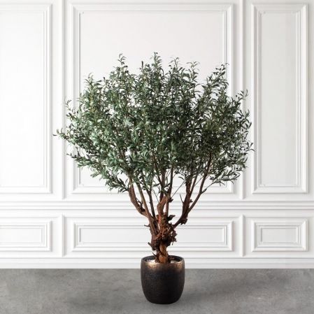 210/ОС/РН/АСС/465(з)(F) Оливковое дерево искусственное с плодами h210см