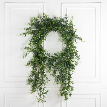 ВН16(Пр)(F) Венок искусственный с ампельной зеленью d110, h220см